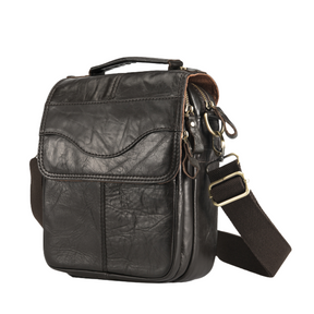 Bolsa de Couro Masculina de Ombro