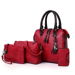 Bolsa Feminina de Couro - Compre 1 Leve 4